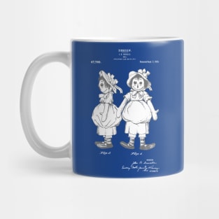 Raggedy Ann Doll Patent. Real Annabelle haunted or possessed doll - SBpng Mug